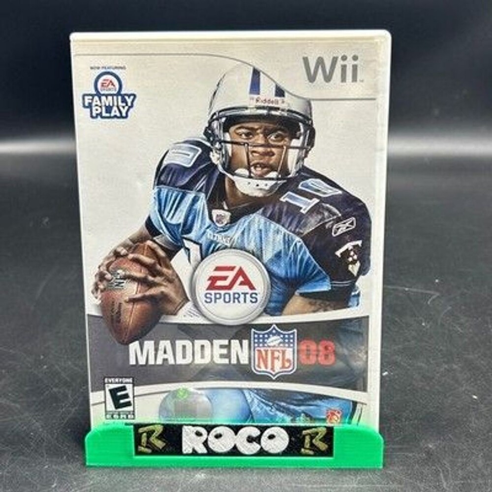 Madden NFL 08 Wii (Nintendo Wii, 2007) EA Sports Football Complete W/ Manual